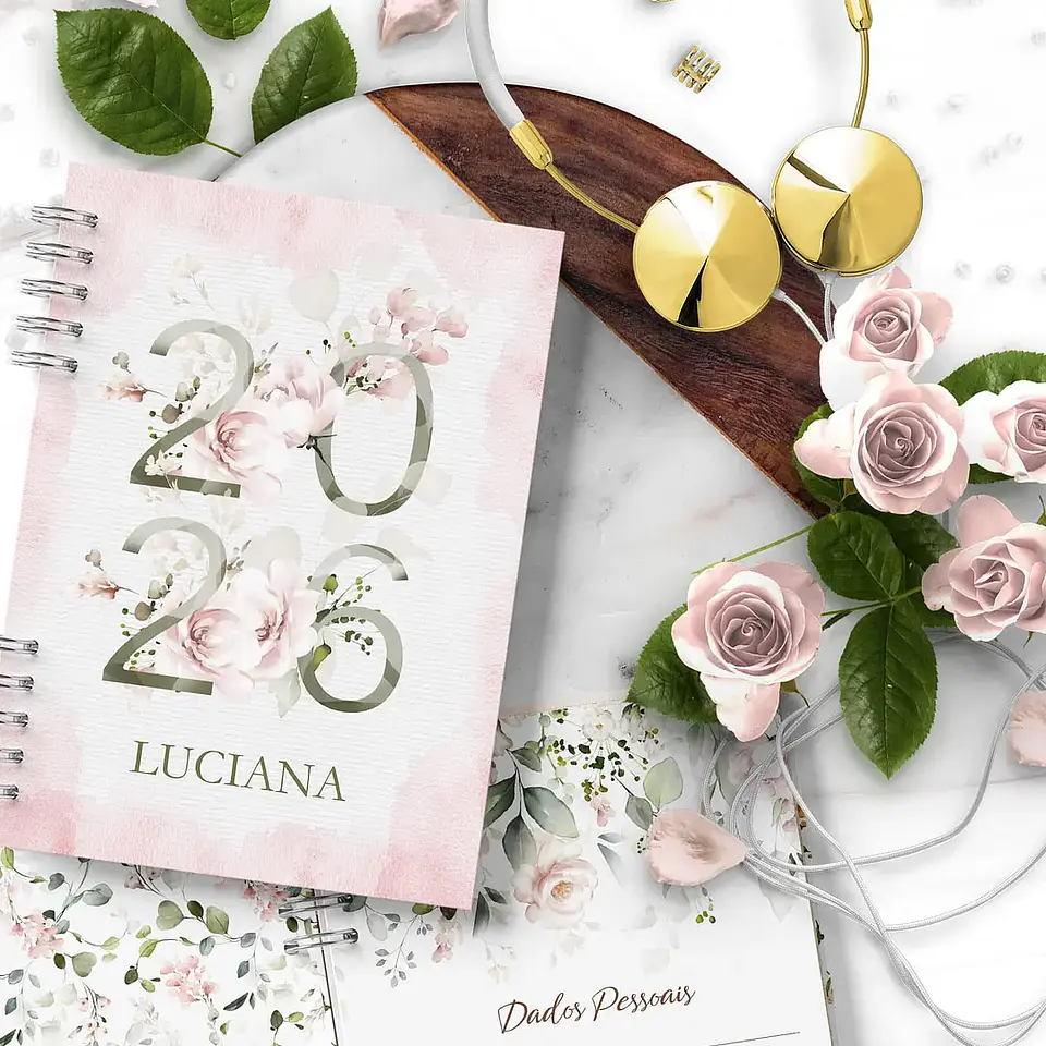 Arquivo Combo Agendas 2026 e Per Floral Rosa - Bicho papel 4
