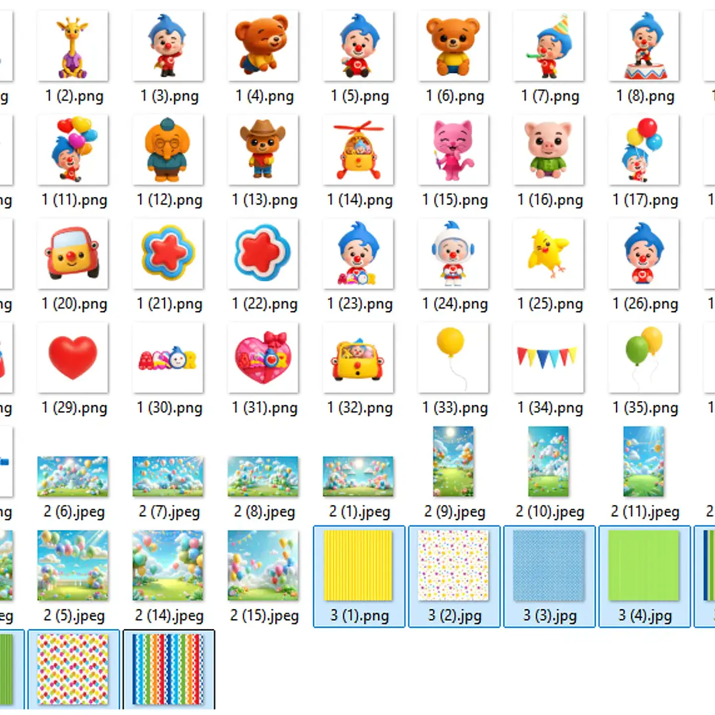 Kit Digital Heróis do Coração Plim Plim 3D - Fanddy 2