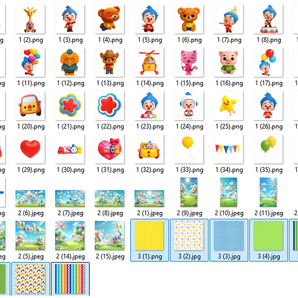 Kit Digital Heróis do Coração Plim Plim 3D - Fanddy 2