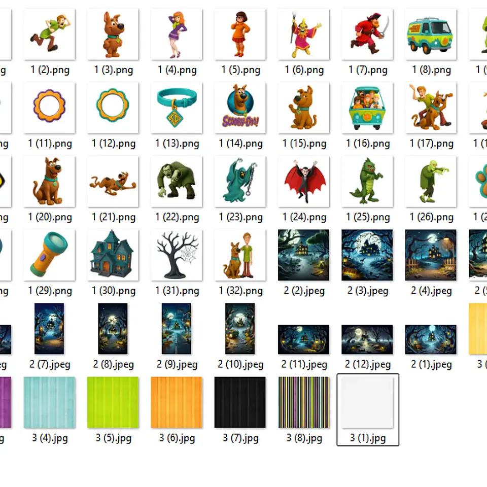 Kit Digital Scooby-Doo 3D 2