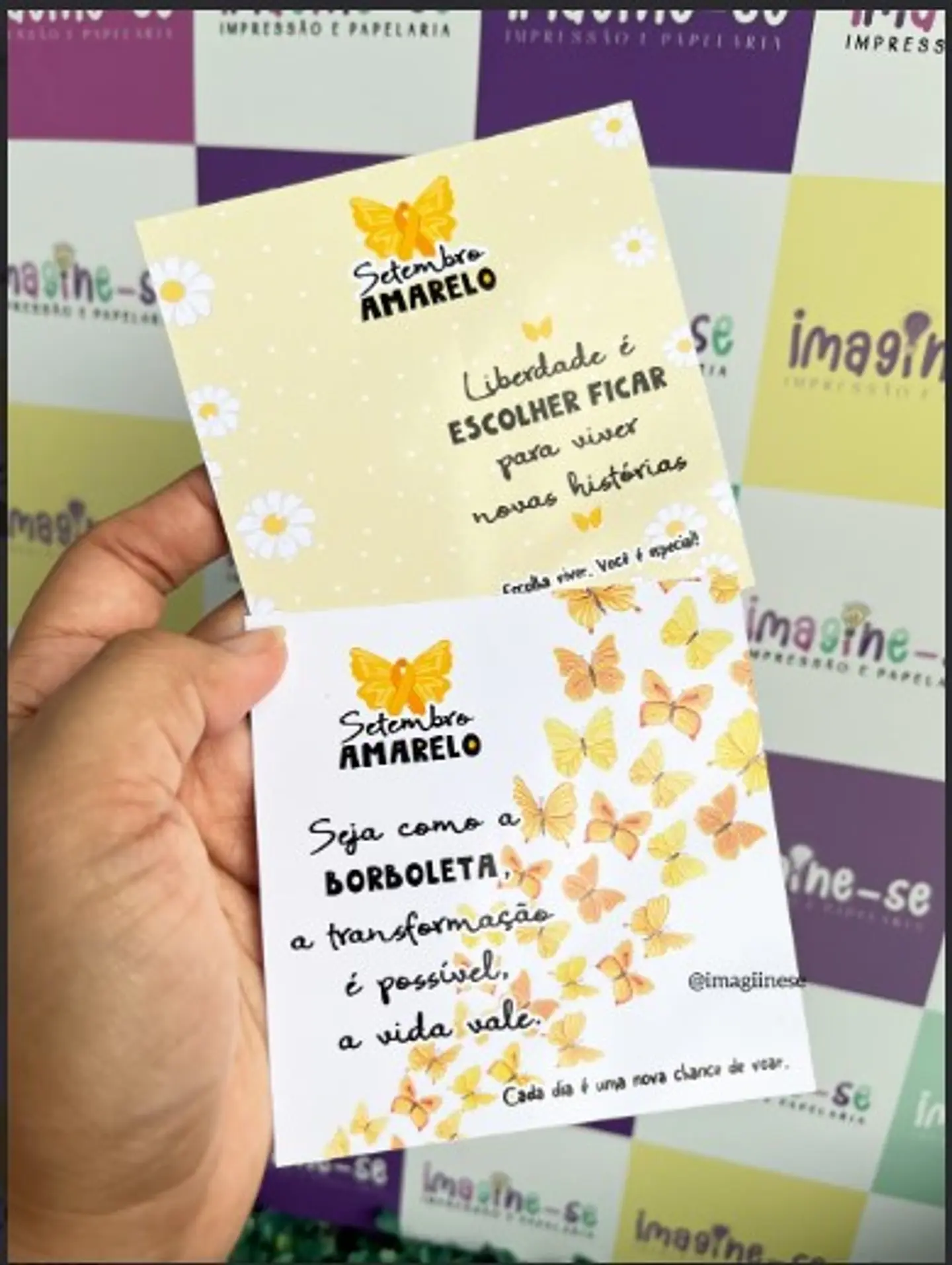 Arquivo Setembro Amarelo Card Frases - Imagine-se 1