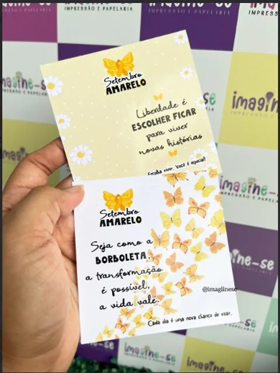 Arquivo Setembro Amarelo Card Frases - Imagine-se 1