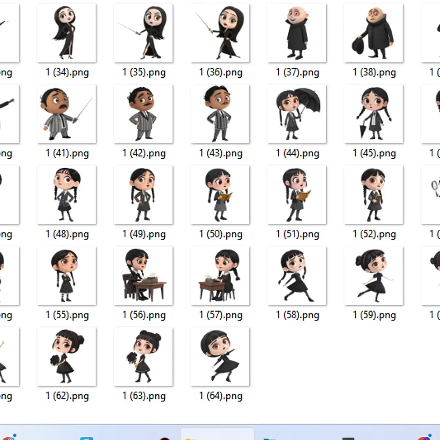 Kit Digital Wandinha Addams - Que Fofura 3