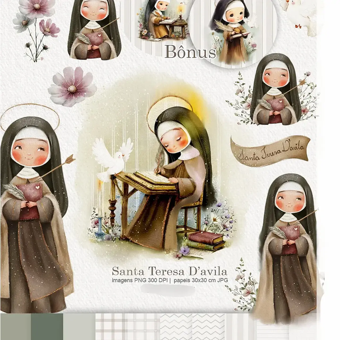 Kit Digital Santa Teresa Dávila - Carinas 1