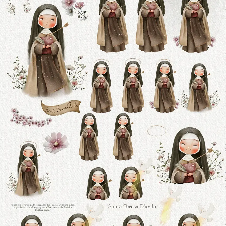 Kit Digital Santa Teresa Dávila - Carinas 2