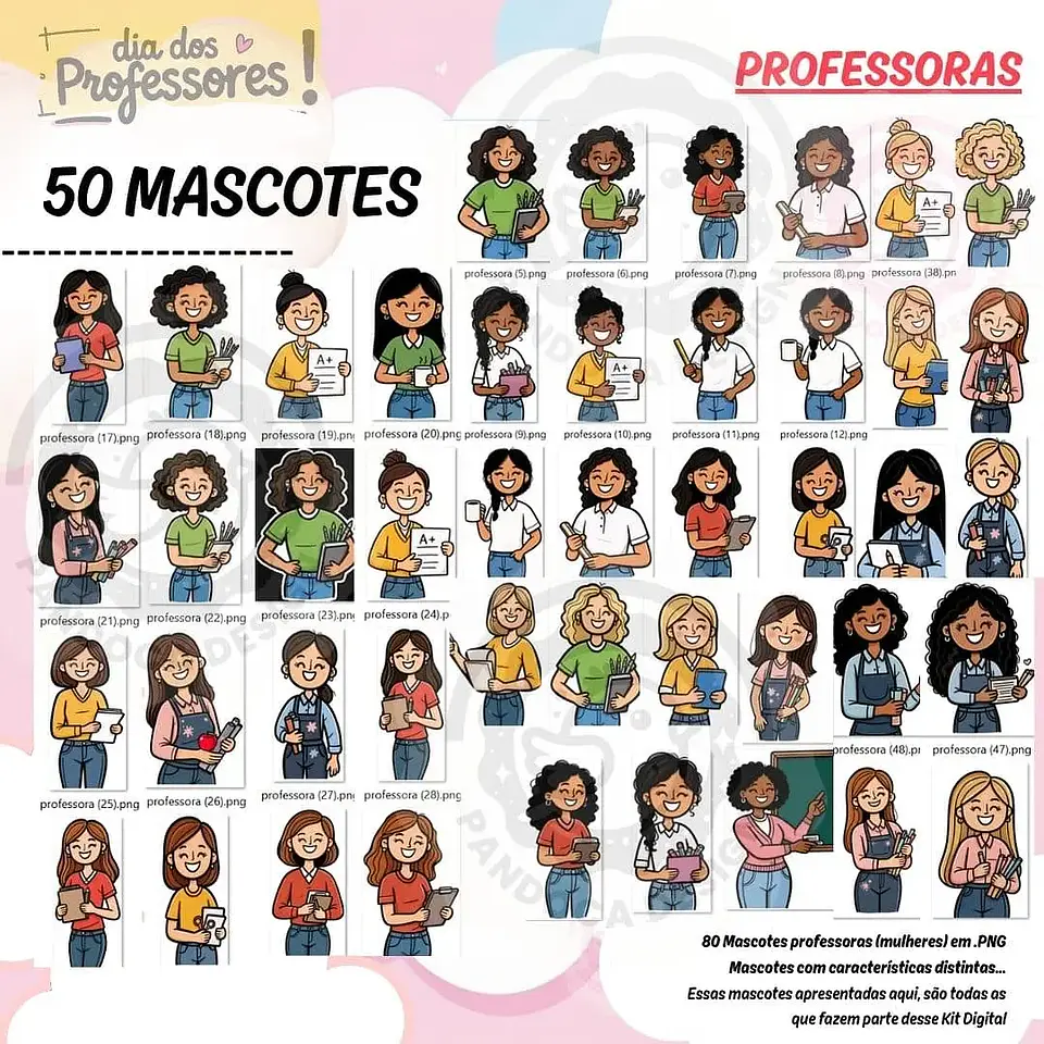 Kit Digital Dia dos Professores - Pandoca 5