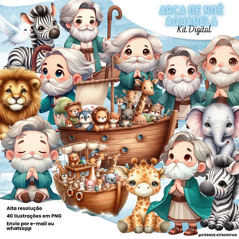 Kit Digital Arca de Noé - Eternize