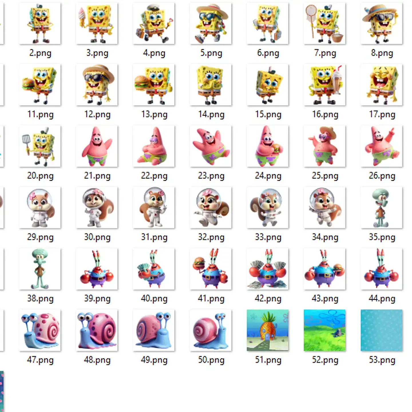 Kit Digital Bob Esponja 3D - Eternize 2