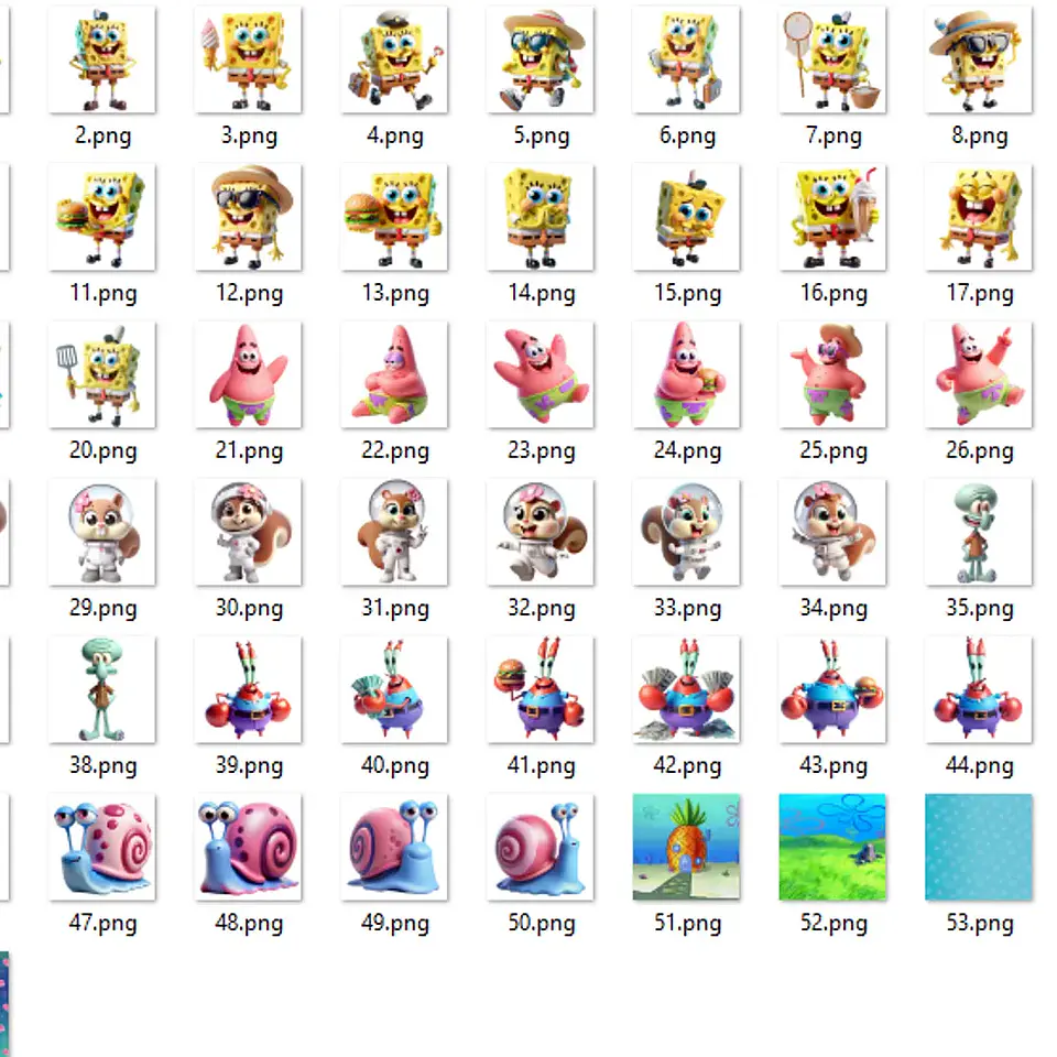 Kit Digital Bob Esponja 3D - Eternize 2