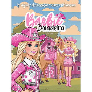 Kit Digital Barbie Boiadeira - MK