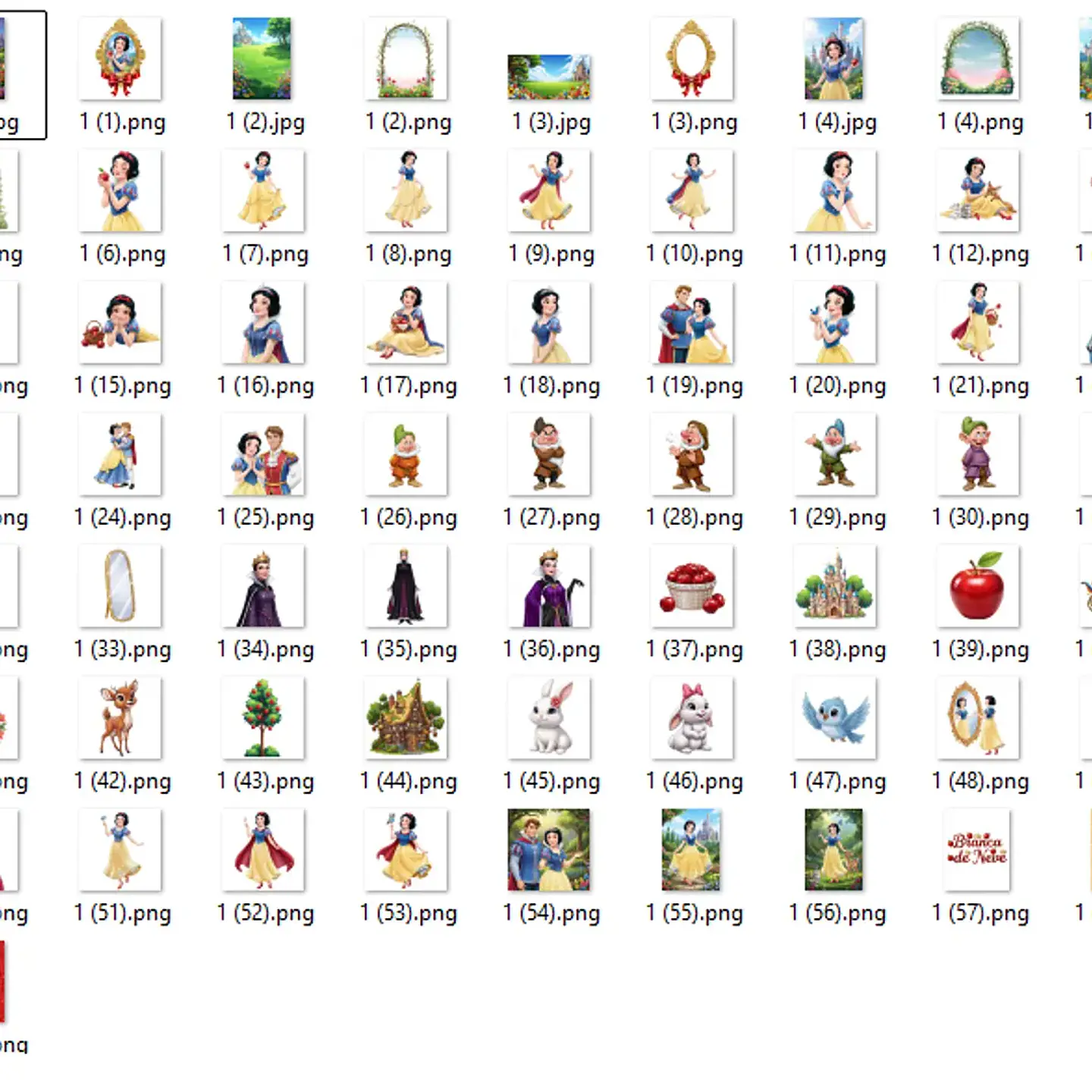 Kit Digital Branca de Neve Luxo - MK 2