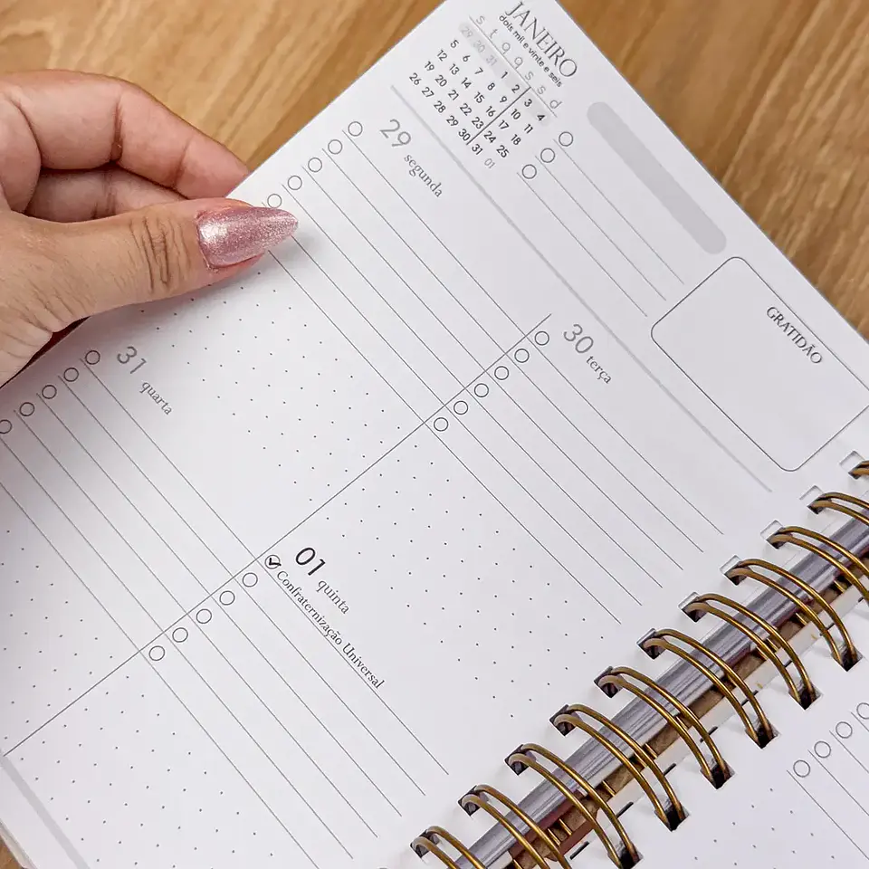 Arquivo Planner A5 Neutro - G19 2