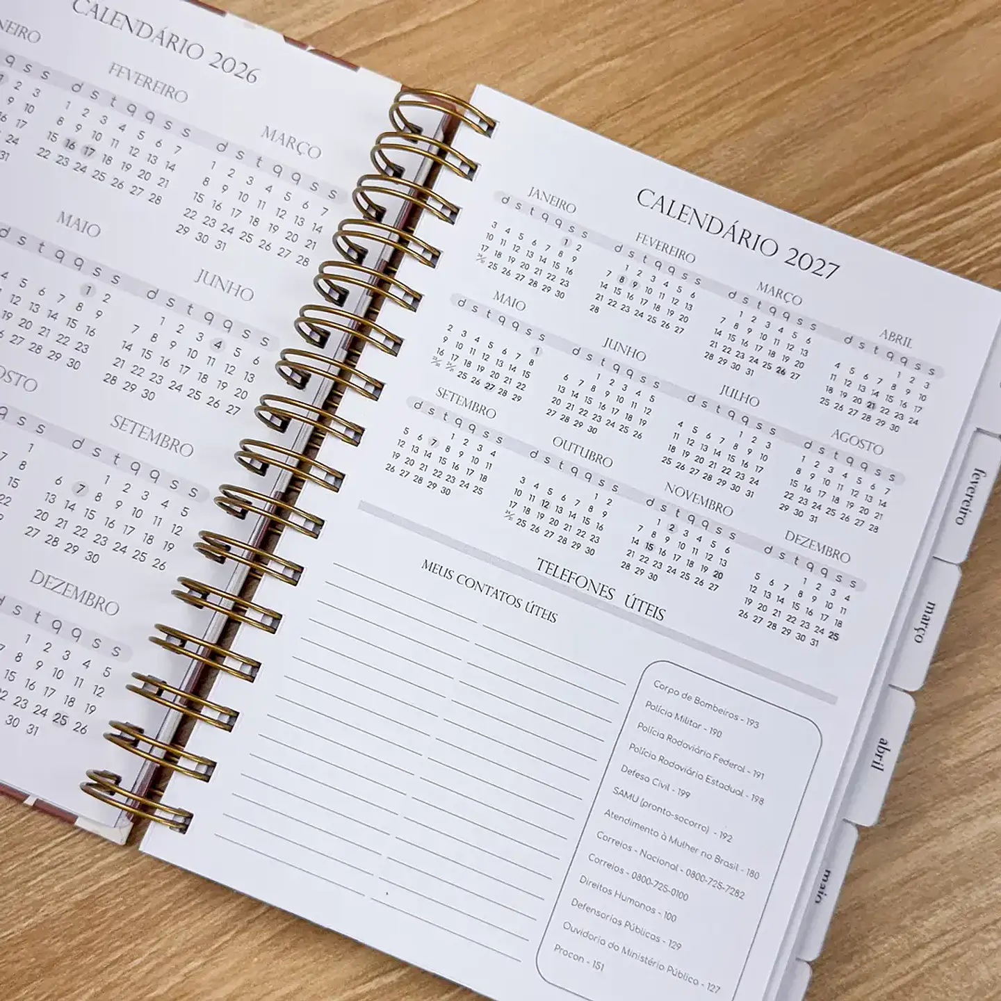 Arquivo Planner A5 Neutro - G19 7