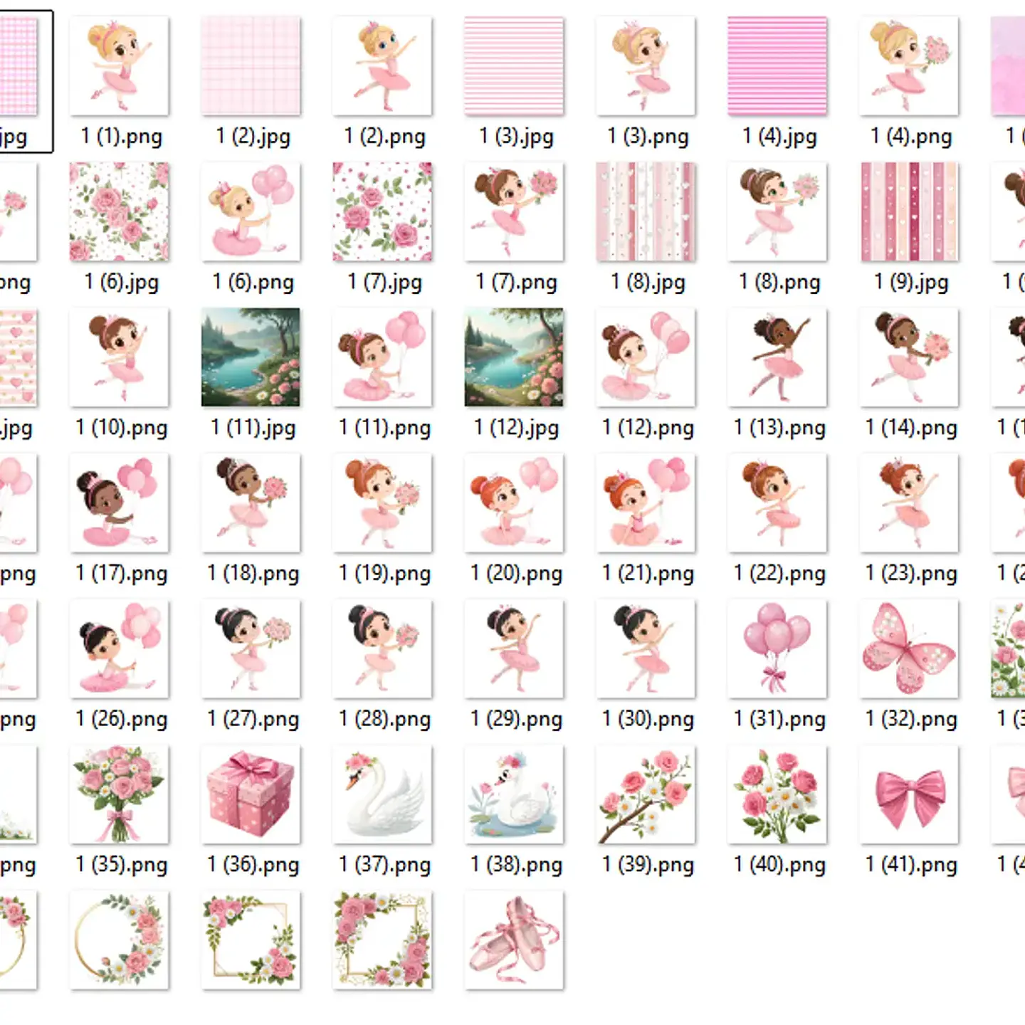 Kit Digital Lago dos Cisnes - Que Fofura 2