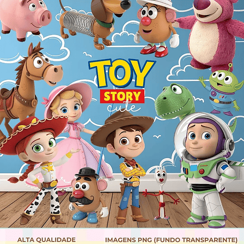 Kit Digital Toy Story Cute - Que Fofura