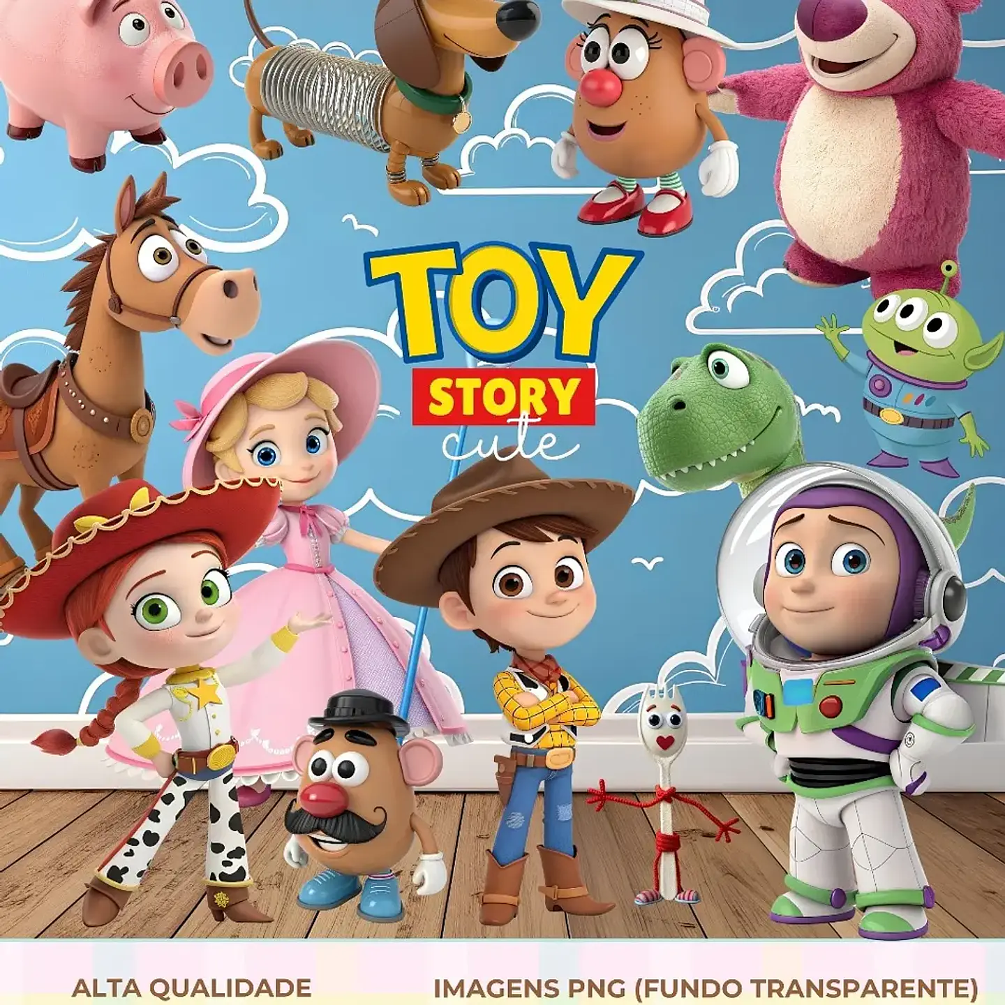 Kit Digital Toy Story Cute - Que Fofura 1