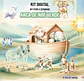 Kit Digital Arca de Noé Verde - Ilustradeb - Thumbnail 1