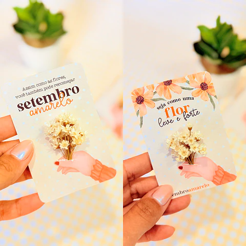 Arquivo Setembro Amarelo Card Florzinha - Vê Moraes