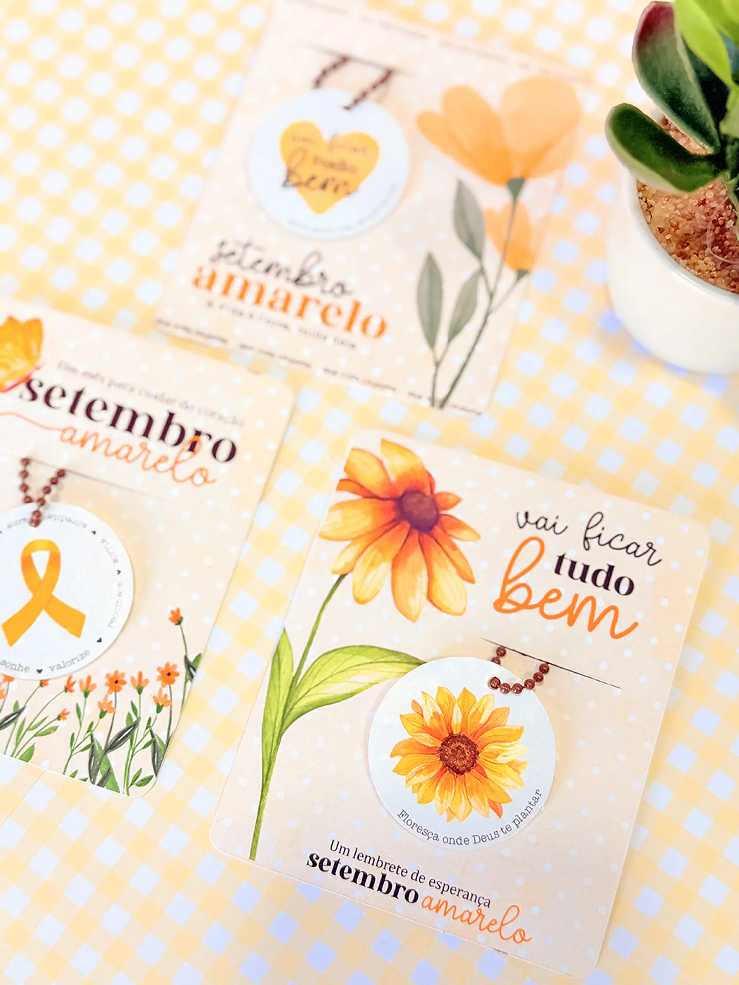 Arquivo Setembro Amarelo Card com Chaveiro - Vê Moraes 1