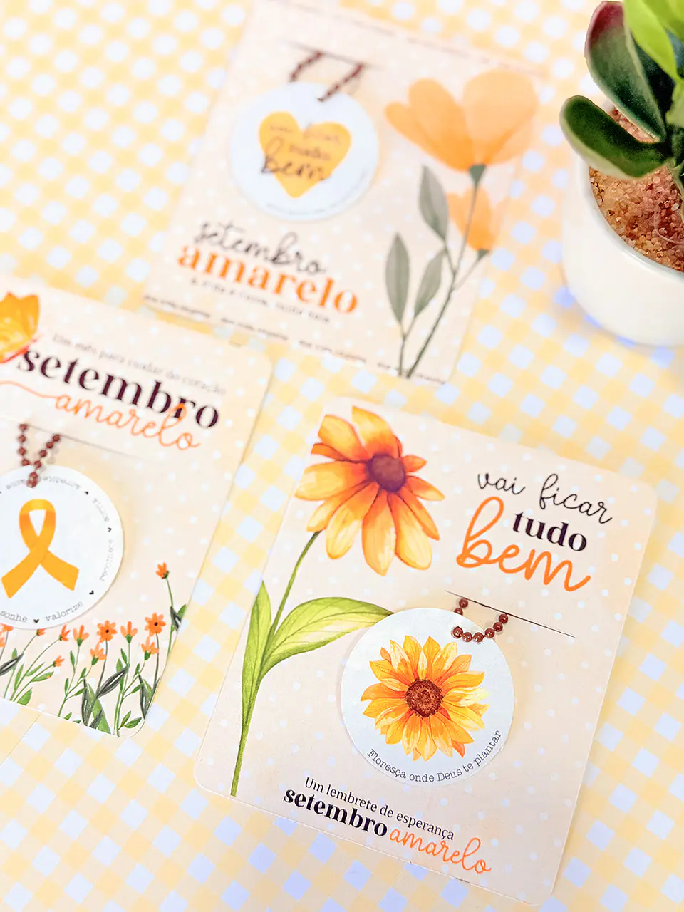 Arquivo Setembro Amarelo Card com Chaveiro - Vê Moraes 1