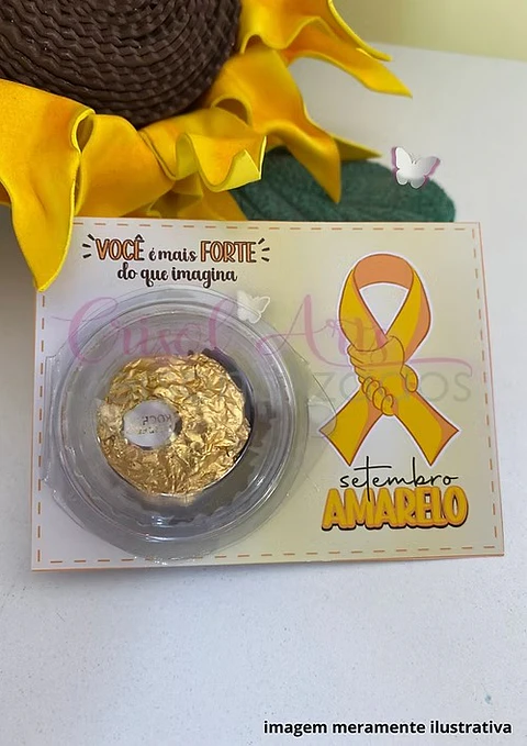 Arquivo Setembro Amarelo Card para Blister Lacinho - Crisolarts