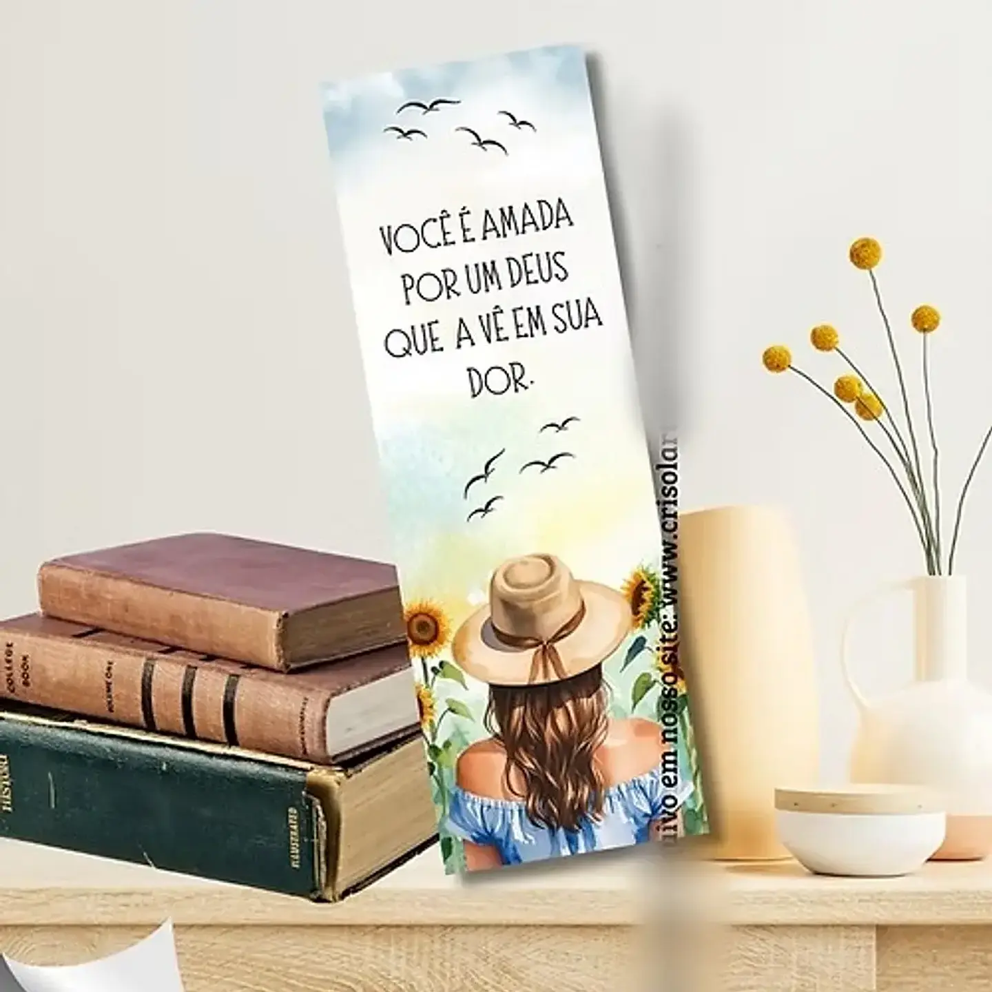 Arquivo Setembro Amarelo Marcador Você é Amada - Crisolarts 1