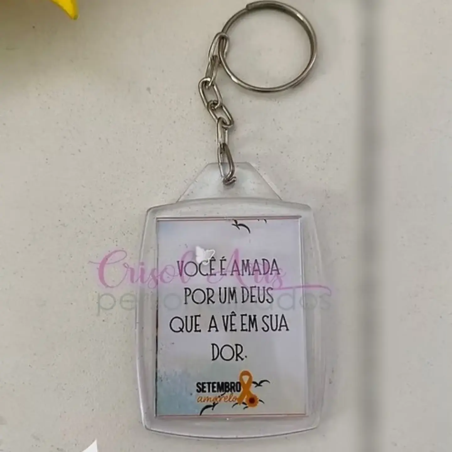 Arquivo Setembro Amarelo Card para Chaveiro - Crisolarts 1