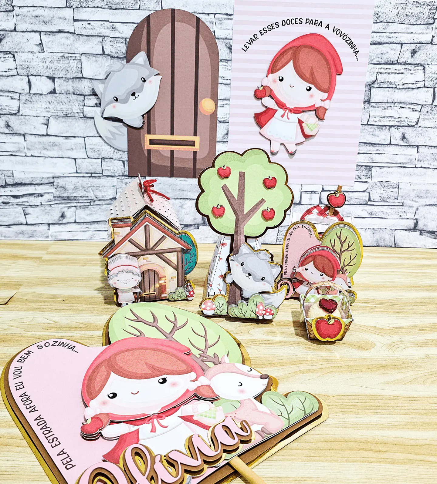 Arquivo de Corte Chapeuzinho Vermelho - Descomplica 1