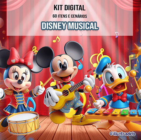 Kit Digital Disney Musical - Ilustradeb