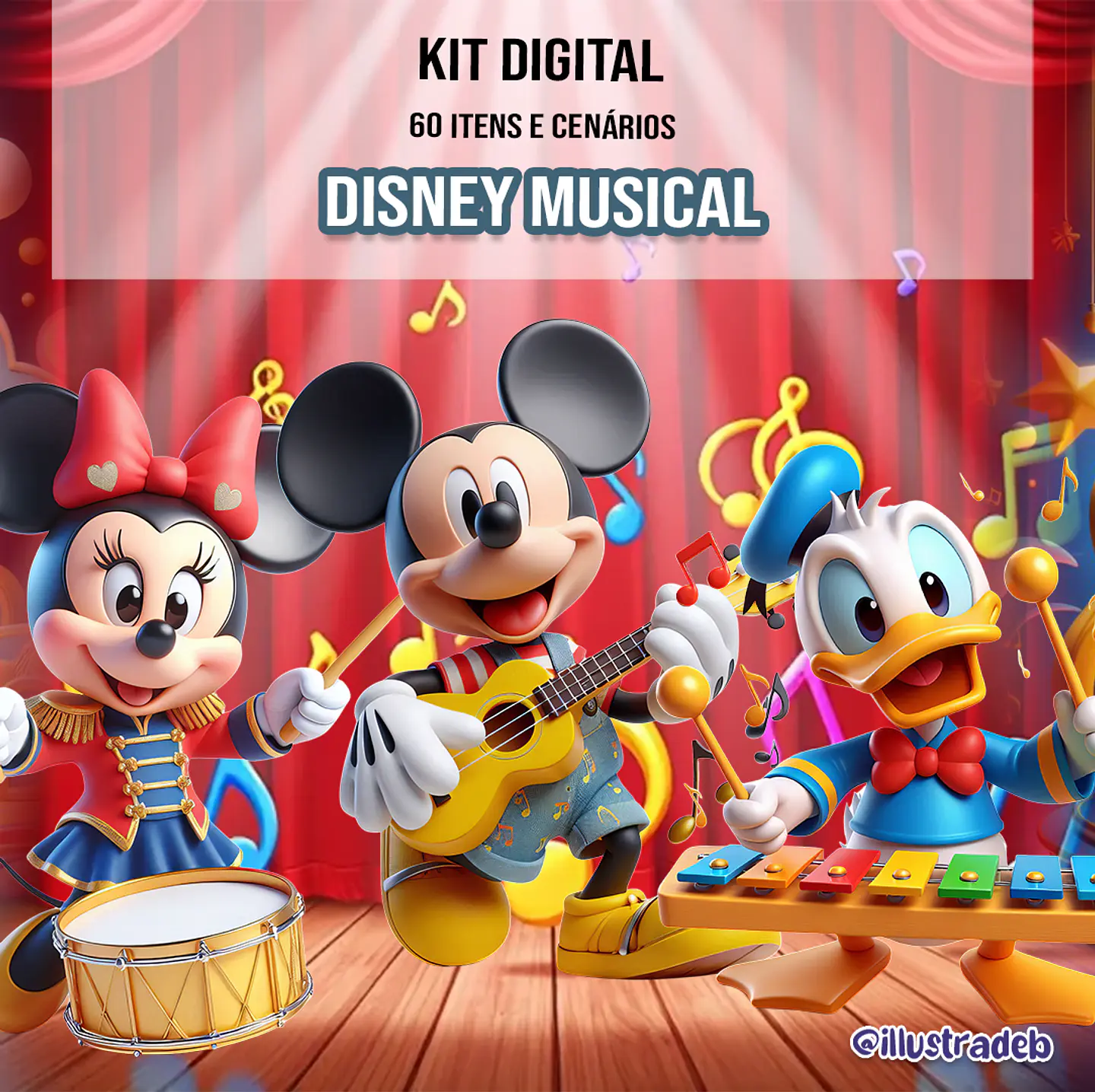 Kit Digital Disney Musical - Ilustradeb 1