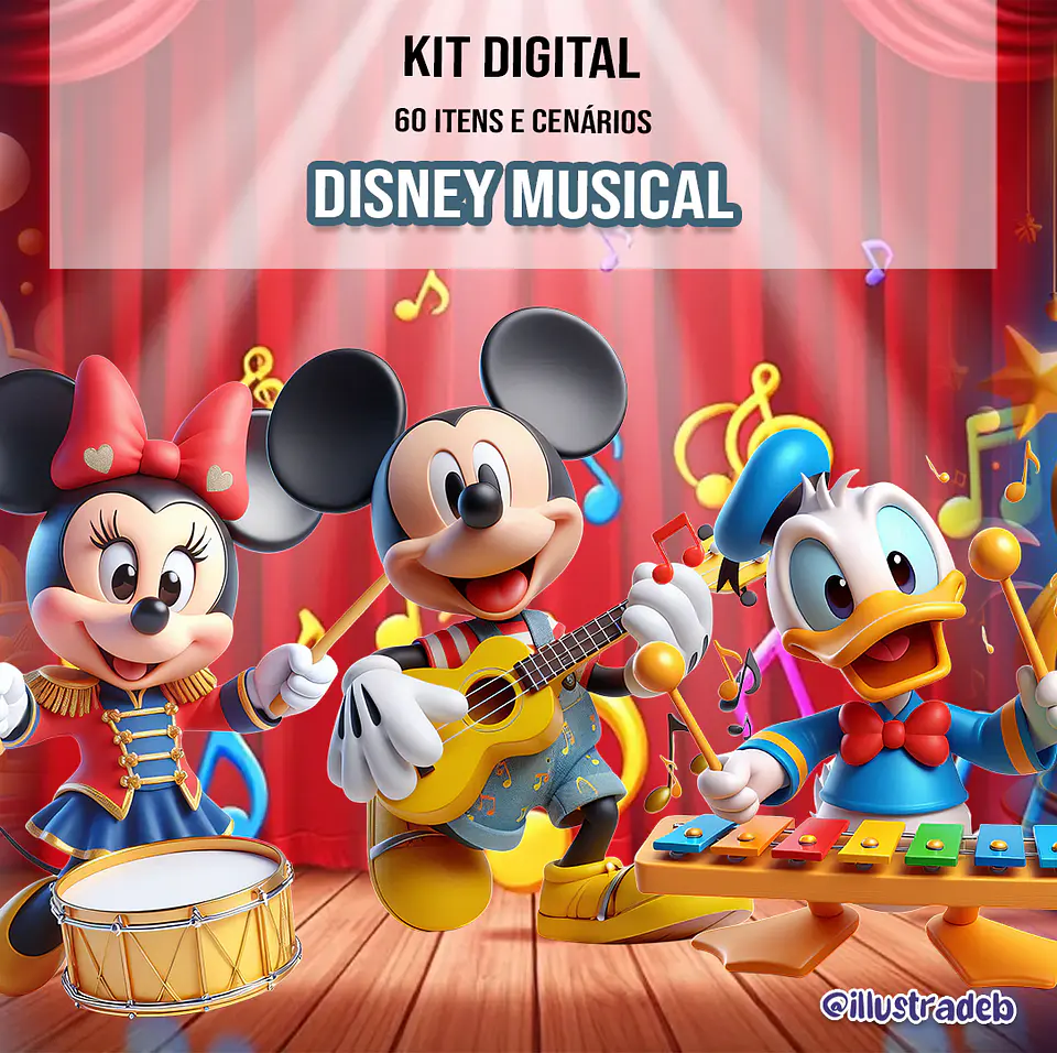 Kit Digital Disney Musical - Ilustradeb 1