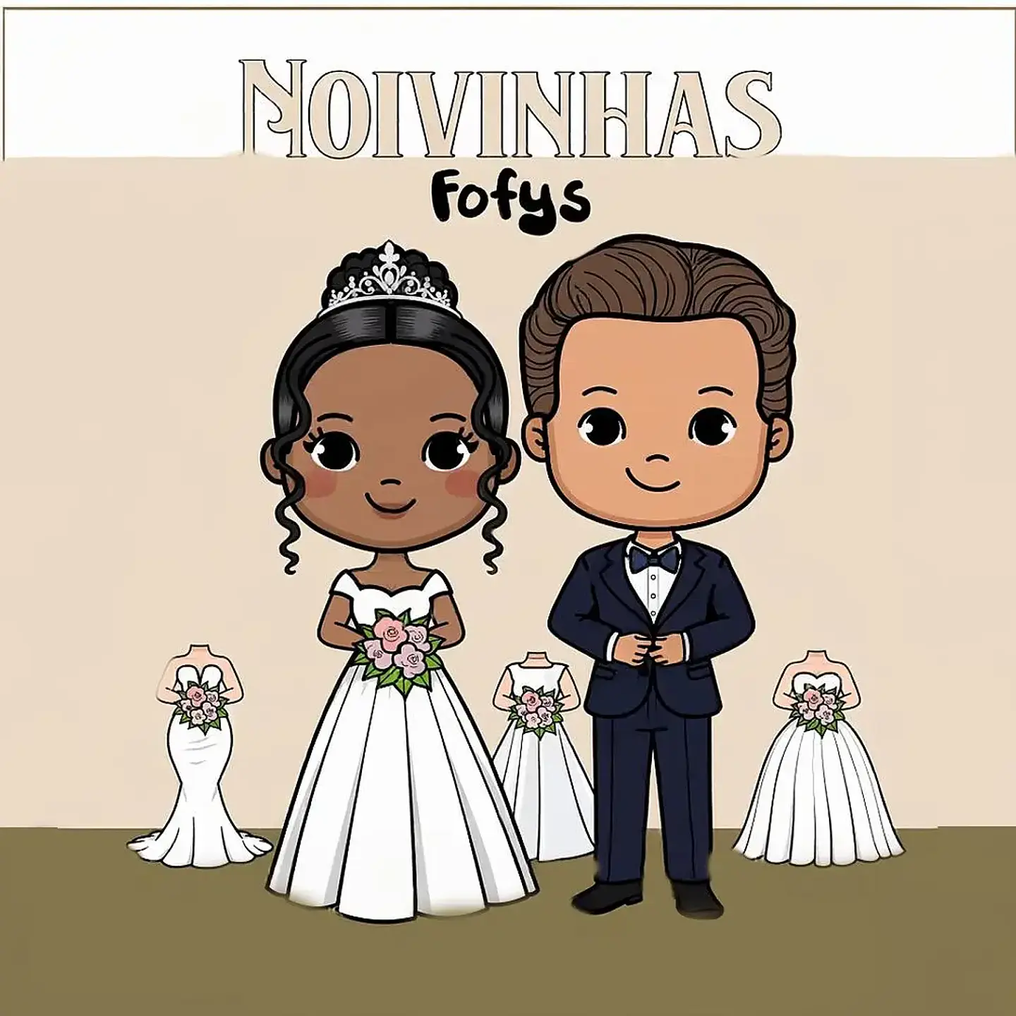 Kit Digital Noivinhas - Fofys 1