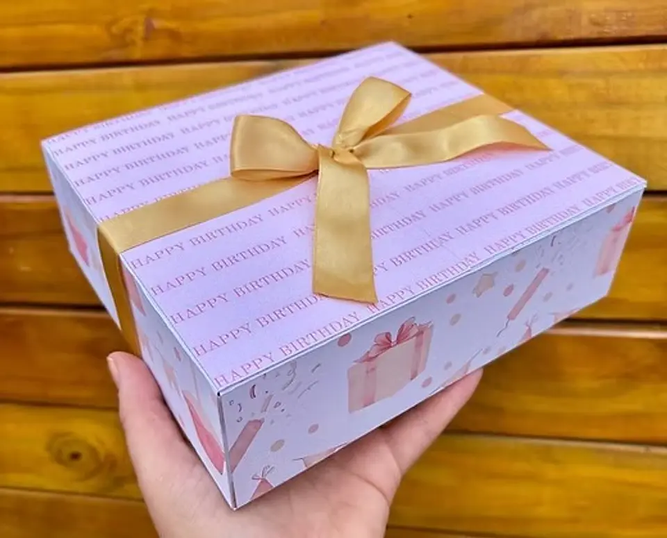 Arquivo Caixa 4 Abas Aniversário Azul e Rosa - Gritti 1