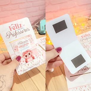 Arquivo Professores Marca Páginas Magnético - Letterinhas