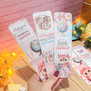 Arquivo Professores Marca Páginas Simples - Letterinhas