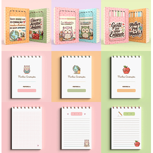 Arquivo Dia dos Professores Bloquinho A6 - Telma Contel