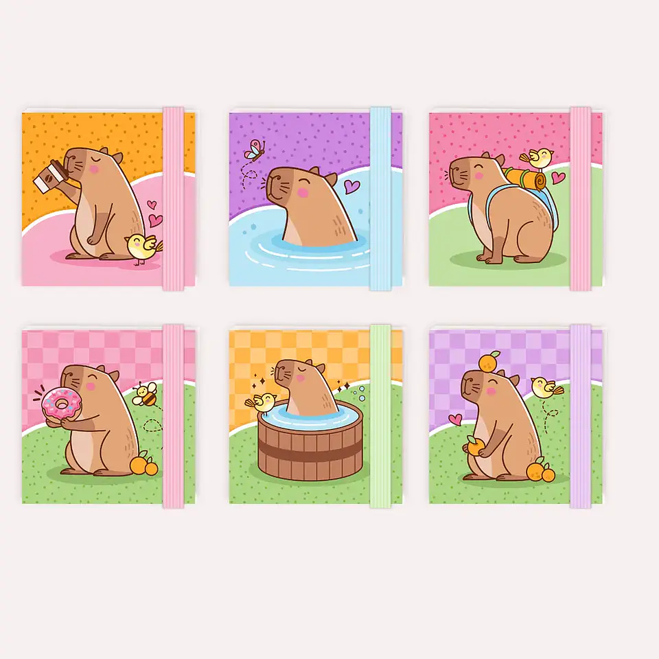 Arquivo Kits Post It Capivaras - TELMA CONTEL 3