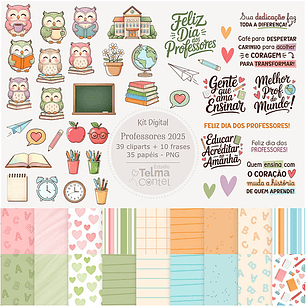 Kit Digital Dia dos Professores 2025 - TELMA