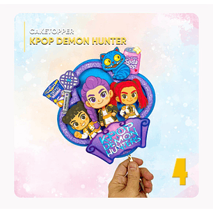 Arquivo Topo de Bolo Guerreiras do Kpop - Quatro Cambalhotas