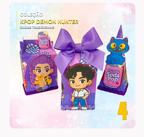 Arquivo Kit Caixinhas Guerreiras do Kpop - Quatro Cambalhotas