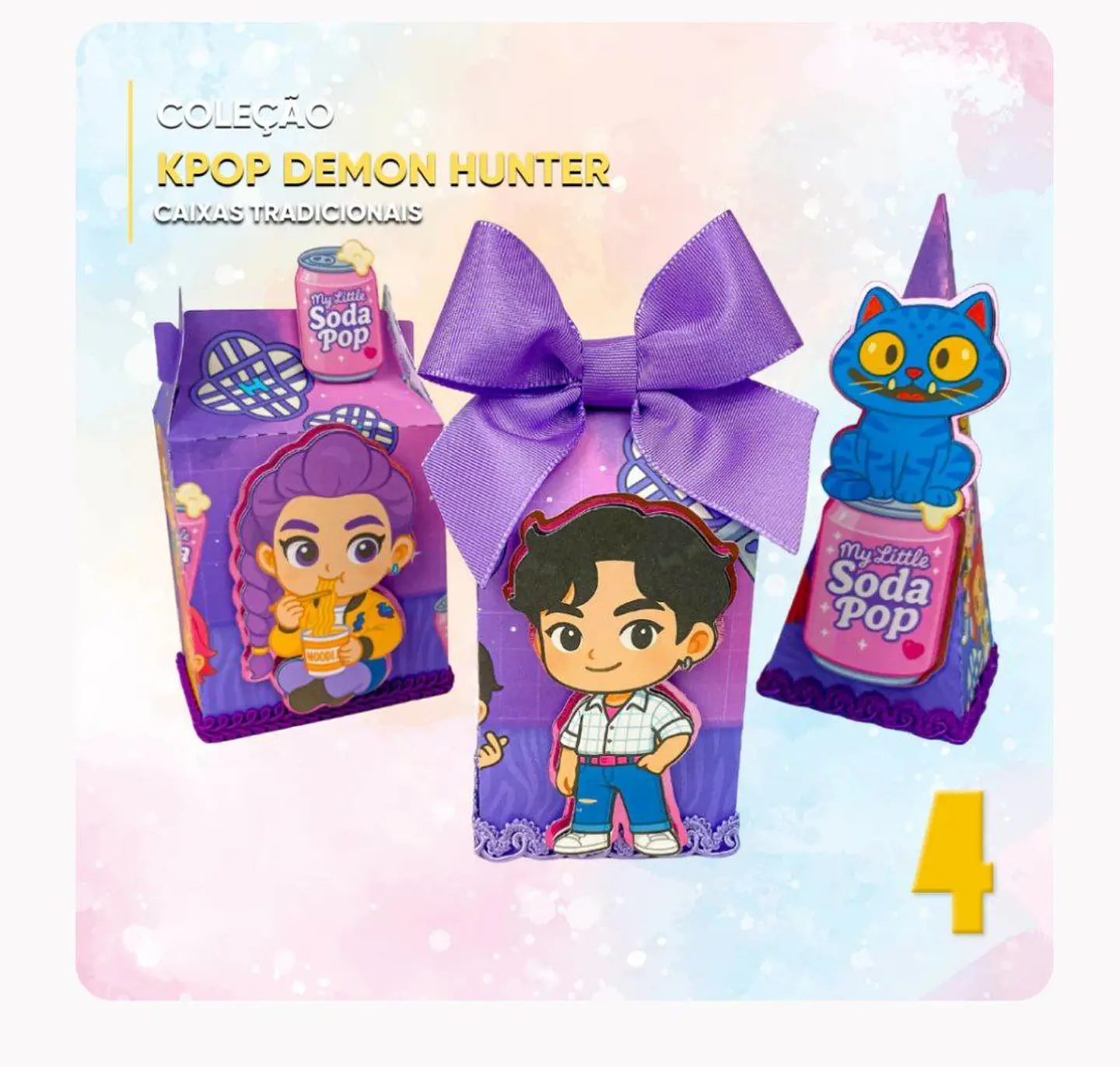 Arquivo Kit Caixinhas Guerreiras do Kpop - Quatro Cambalhotas 1