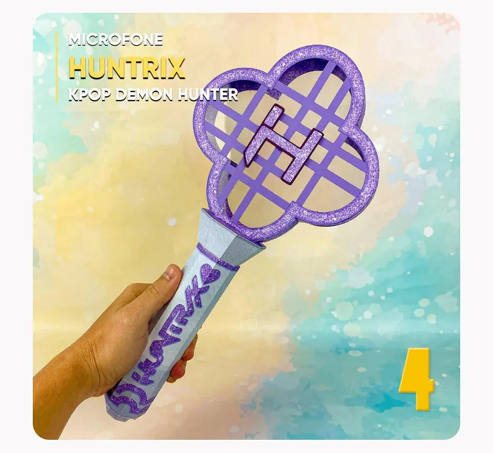 Arquivo Microfone Guerreiras do Kpop Lilás - Quatro Cambalhotas 1