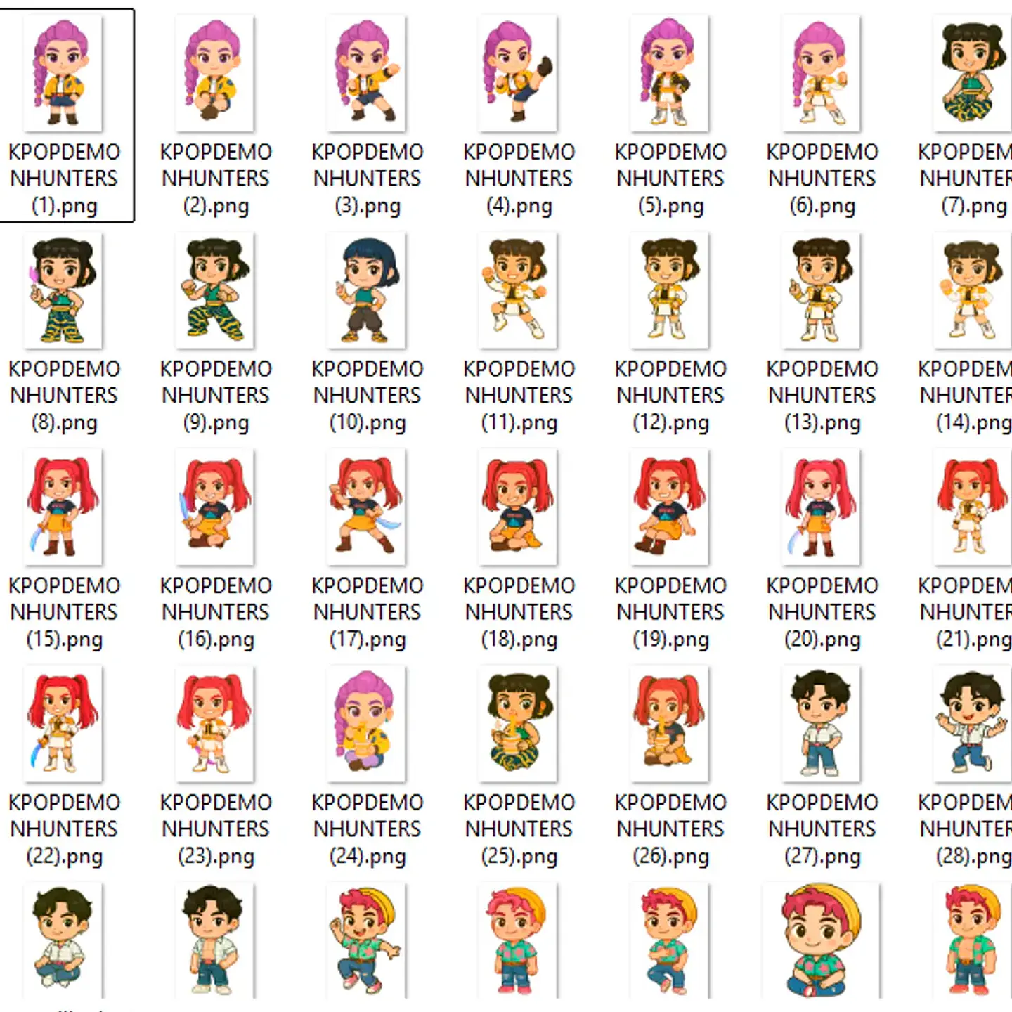 Kit Digital Guerreiras do Kpop - Quatro Cambalhotas 2