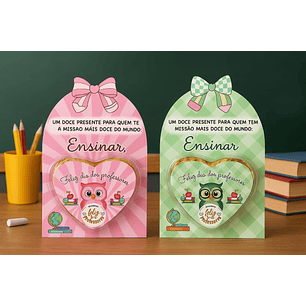 Arquivo Dia dos Professores Card Coração