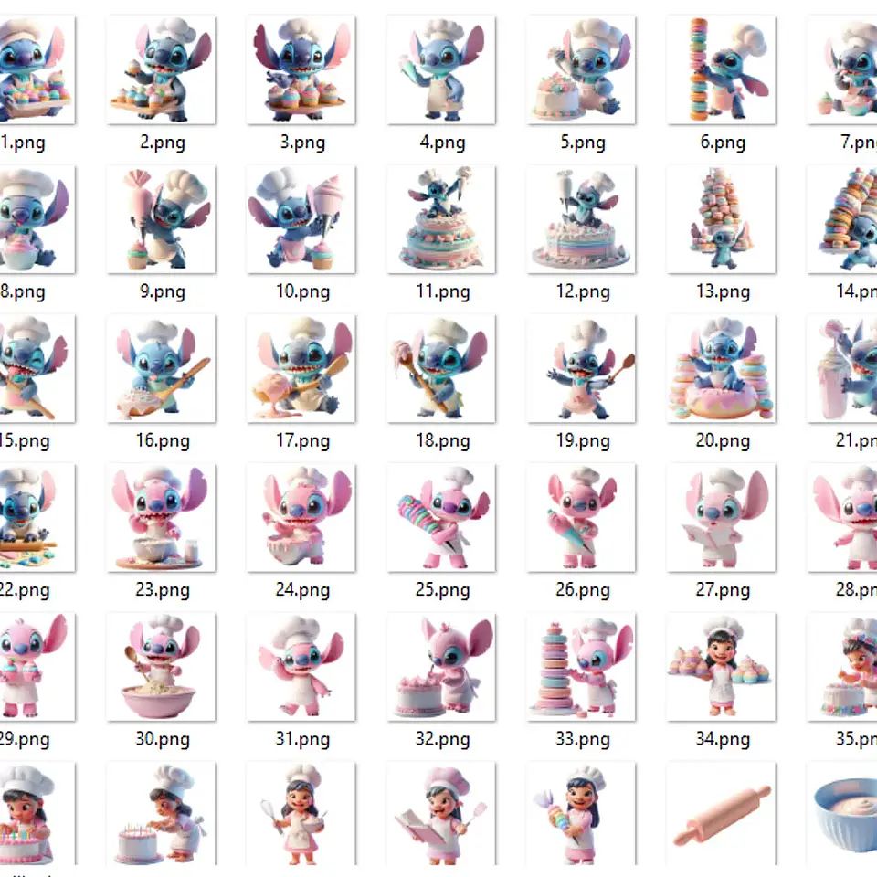 Kit Digital Confeitaria do Stitch - Eternize 2