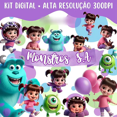 Kit Digital Monstros S.A - MK