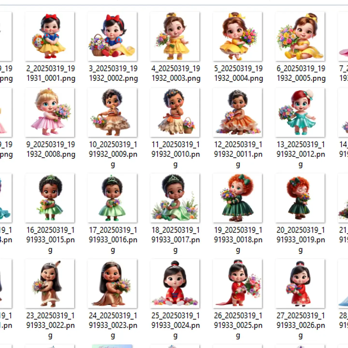 Kit Digital Jardim das Princesas Baby - MK 3