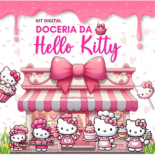 Kit Digital Doceria da Hello Kitty - MK