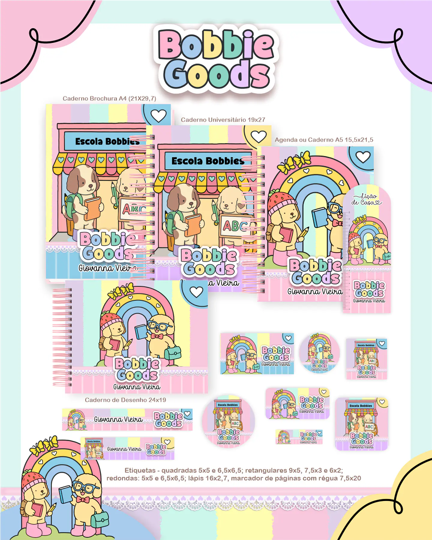 Arquivo Escolar Bobbie Goods - Pamella 1