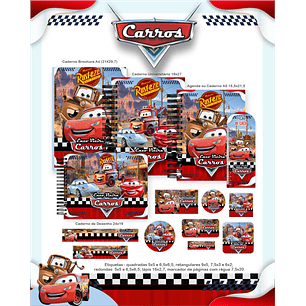 Arquivo Escolar Carros Disney - Pamella